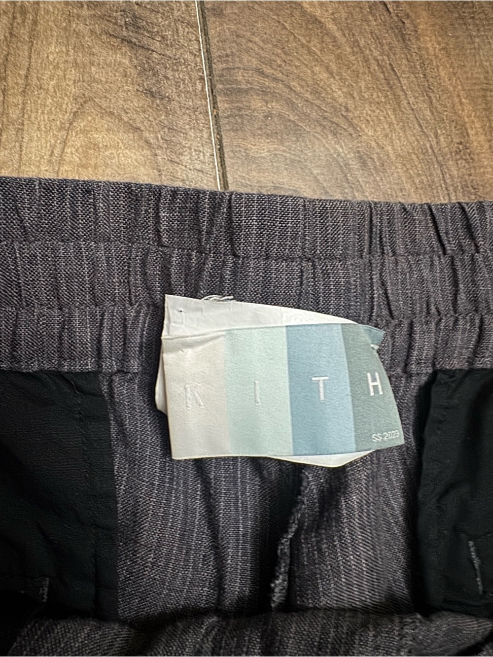 KITH PINSTRIPE LINEN ALMONT PANT - Picture 2 of 3